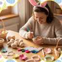 36 Pcs Easter Egg Shakers Set Include 12 Pcs 2026 DIY Wooden Egg Shakers Percussion Musical Maracas Instruments with 24 Color Markers First Easter Gifts Basket Stuffers Music