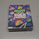 Dan&Darci Kids Rock Painting Kit - Glow in The Dark - Easter Gifts Arts & Crafts for Boys and Girls Ages 6-12 - Craft Activities Kits - Creative Art Toys for 6, 7, 8, 9, 10, 11 & 12 Year Old Kid