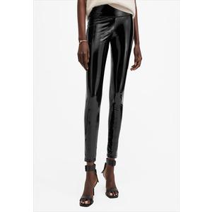 Leggins Pants Leather Black 6