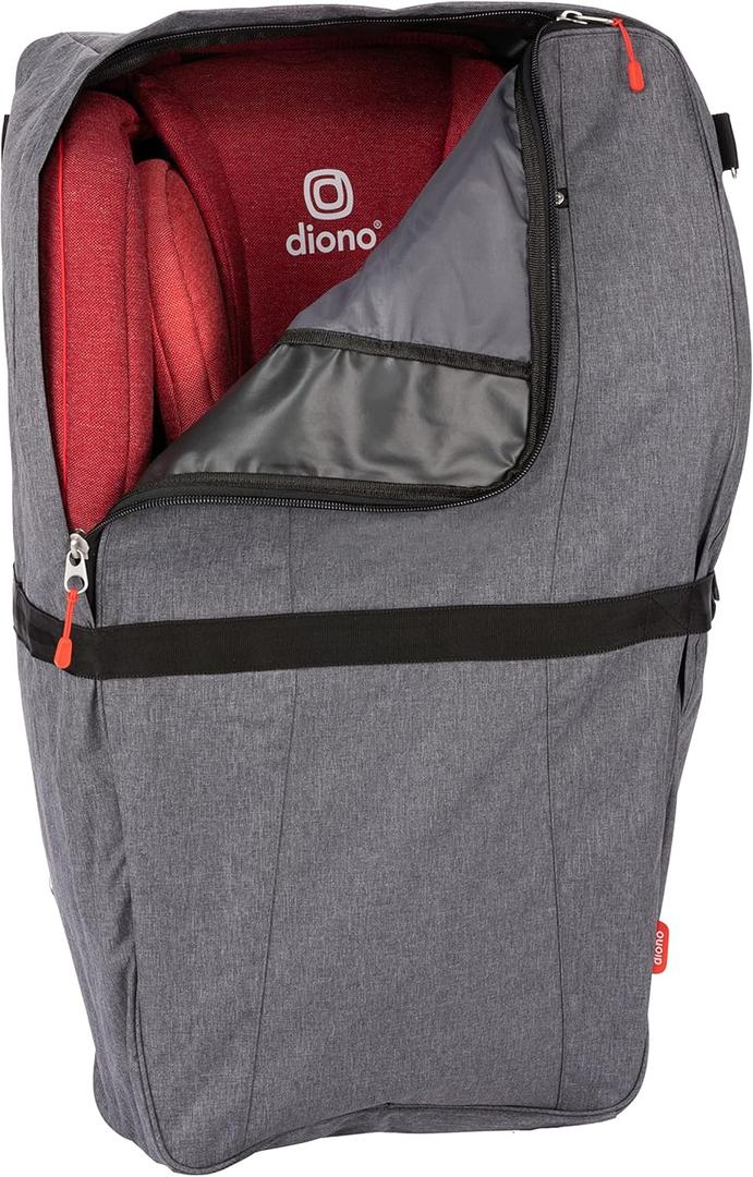 Diono Car Seat Travel Backpack, Airport Travel Bag For Car Seat, Gate Check-In Bag, Carry As Duffle Bag Or BackPack, Padded Shoulders, Durable Protective Material