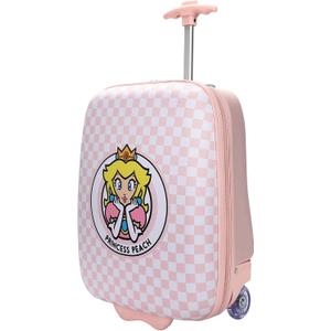 Bioworld Super Mario Brothers Princess Peach Kids' 16.5" Wheeled Luggage, osfa