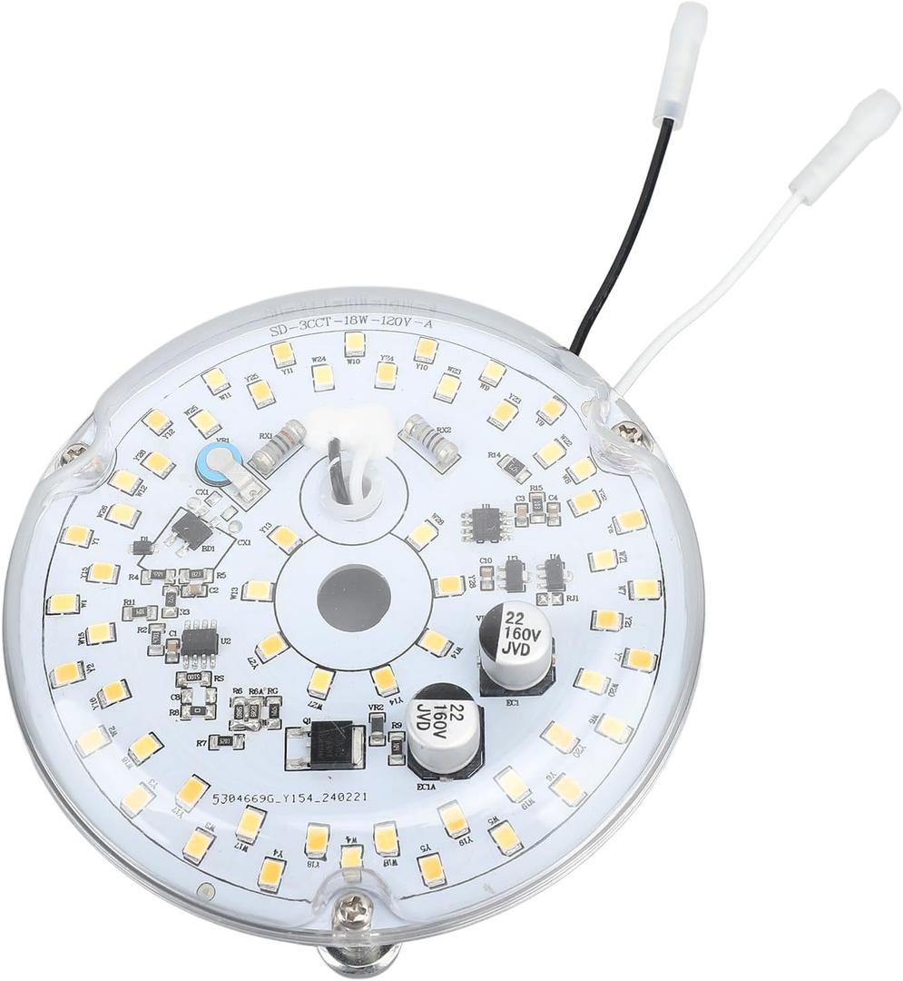 18W 2000LM LED Ceiling Fan Light Panel, Dimmable Magnetic Retrofit Light Board Panel with AC 120V 3 Color Temperature, Suitable for Ceiling Living Rooms Kitchens,