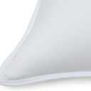 Amazon Basics Down-Alternative Pillows for Stomach and Back Sleepers, Soft Density, Machine Washable, 20 x 36 inches, White, 2-Pack