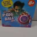 The Ultimate Pool Ball - Fill It with Water for Underwater Games - Outdoor Toys for Girls & Boys Age 6+ Tweens & Teens - Fun Easter Basket Stuffers for Kids - Top Spring Break Beach Holiday Essential (Pink/Purple 9 Inch Ball (14 Lbs Filled)