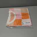 Womens Cap Sleeve Summer Tops Crop Checkered Y2K Outfits Cute Preppy Clothes Loose Fit Lightweight Short Sleeve Sweater (XL)