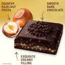 Ferrero Rocher Premium Dark Chocolate Hazelnut Bar, Valentine's Day Chocolate Gift, 8 Pack, 3.1 oz Each