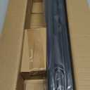 Industrial Curtain Rods for Windows 66 to 120 Inches, Blackout Wrap Around Curtain Rod, for Indoor and Outdoor, 7/8 Inch Diameter, 95 to 150 Inches, Black