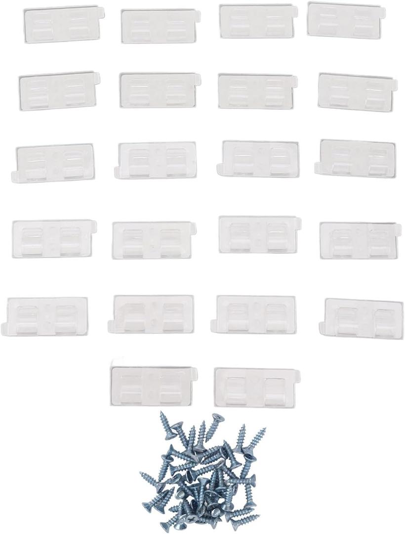 22pcs String Lights Clips, Waterproof Simple Operation Heavy Duty Lights Cable Clips for Outdoor Indoor Party Garden Lights Cables