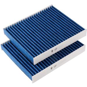2-Pack Cabin Air Filter Fits for 2012-15 CAPTIVA SPORT, 2010-17 EQUINOX/TERRAIN, 2012-17 Azera, 2012-18 Santa Fe more+ Activated Carbon Cabin Filter Replacement CF11819 CP819 Car Accessories