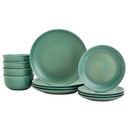 Gallery Madison Dinnerware Set, 12 pc, Green