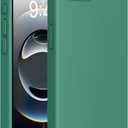 Miracase Compatible with iPhone 16e Case/iPhone 17e Case, [Soft Anti-Scratch Microfiber Lining], Liquid Silicone Shockproof Drop Protection Phone Case for iPhone 16e/17e (Acacia Green)