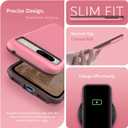 TUDIA MergeGrip [Military Grade] Designed for Google Pixel 8a Case (2024) - [Drop Tested] Dual Layer Shockproof Slim Rugged Tough Heavy Duty Protective Phone Case Cover - Smokey Pink