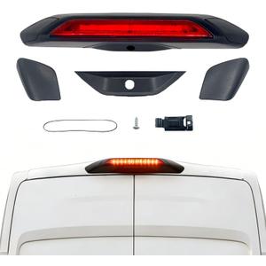 923-127 Third Brake Light Fits for 2018 2019 Ford Transit 150 250 350HD, High Mount Stop Brake Light Lamp,3rd Brake Light Assembly Replace Number 923-127, JK4Z-13A613-AG,Rear Center Tail Lamp