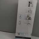 Zenna Home 4 Tier Tension Pole Shower Caddy Plastic Corner Pole Adjustable Shelves 5-8ft White