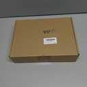 Funtery 3 Pcs Christmas Costumes Include Winter Faux Fur Green Trapper Hat White Robe Belt and Solid Orange Hose for Men Women Christmas Cosplay Party