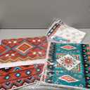 Boyiee Set of 6 Southwestern Kitchen Towels Boho Aztec Theme Dishtowel Native American Hand Tea Towels 24 x 16 Inches for Absorbent Kitchen Decor with Hanging Loop for Room Home Housewarming Gift