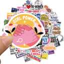 3 x 50 Pcs Pro Choice Sticker Feticide Vinyl Stickers Pack Womens Rights Feminist Protest Sticker Decals for Water Bottle Laptop Skateboard Luggage Car (Feticide), Chroma