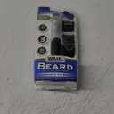 Wahl Groomsman Battery Operated Facial Hair Trimmer for Beard & Mustache Trimming Including Light Detailing and Body Grooming  Model 9906-717V (Silver)