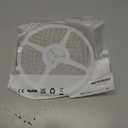 RGB Smart IC COB LED Strip Light,32.8ft Color Chasing Flexible DC24V LED Tape Light,WS2811 Addressable RGB Ribbon,for Party/Home/Office DIY Lighting Projects(Power Supply&Controller NOT Included)