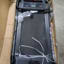 Portable Treadmill with Handle, 3.0HP Walking Pad Treadmill, Electric Compact Treadmills, Treadmills for Home Small Space with 12 Preset Programs, Walking Pad with Handle,300 LBS Capacity(Black)