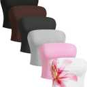 SOLY HUX Women's 6 Piece Tube Top Strapless Sleeveless Slim Fit Solid Bandeau Crop Tops (Multicoloured Floral, XL)