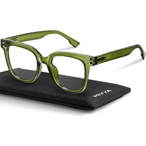 miyya Blue Light Glasses for Women & Men – Oversized UV & Blue Light Blocker Chunky Frames, Stylish Eyewear Accessories