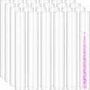 12 Pcs Hurricane Candle Holder Sleeve, H:14" D:2.5" Clear Glass
Bottomless,Glass Cylinder Candleholder, Tall Clear Cylinder, Open Both Ends, Chimney Tube Cover, Open Ended Candle Shade
Brand: REWOMC
