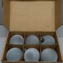 6 Pcs Velvet Christmas Balls Bulk Shatterproof Plastic Christmas Tree Decorations for Decorative Hanging Baubles (6, Haze Blue, 3.94Inch)