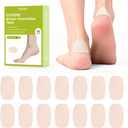 2 x Bukihome Extra Large Moleskin Pads for Blisters – 14 Count Adhesive Moleskin for Feet, Shoes, Toes, Heels – Strong Stickiness & Friction Relief Protection