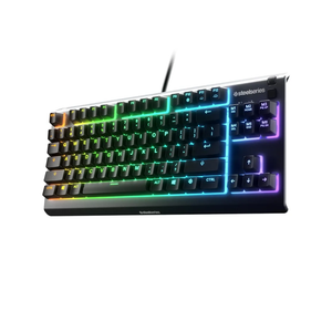 SteelSeries Apex 3 RGB Gaming Keyboard – 10-Zone RGB Illumination