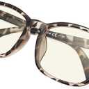 2 pack Oversized Square Blue Light Blocking Reading Glasses for Women Men, 2.0 Diopters