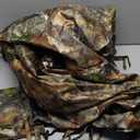 Hunting Tree Stand Blinds-Treestand Camo Blind Cover- Hunting Camouflage Ground Blinds with Zipper for Hunting Deer, Turkey (Frames Not Included) 102 x 35 inch