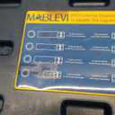 MABLEVI 8PCS Wheel Lock Removal Kit, SAE Metric Lug Nut Key Set for Easy Removal of Locking Lug Nuts on Aftermarket 5, 6, 7, 12 Spline and Hex Style