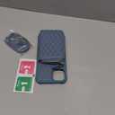 MONASAY Zipper Wallet Case Compatible for iPhone 15 Plus/14 Plus,6.7in[Screen Protector][RFID Blocking]Flip Leather Handbag Phone Cover with Card Holder&Detachable Crossbody Lanyard Strap, Light blue