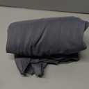 Biscaynebay Wrap Around Bed Skirts for Queen Beds 17" Long Drop, Dark Grey Adjustable Elastic Dust Ruffles Easy Fit Wrinkle & Fade Resistant Silky Luxurious Fabric Solid Machine Washable