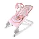 Summer Infant 2-in-1 Bouncer & Rocker Duo (Pink) Convenient and Portable Rocker and Bouncer for Babies Includes Soft Toys and Soothing Vibrations