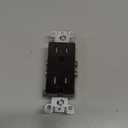 Leviton 20A-125V Hospital Grade Tamper-Resistant Guide Light Duplex Self-Test GFCI Receptacle, 20-Amp, GFNL2-HG, Brown