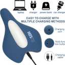 Kegel Exerciser for Men, Sit-On-Top Kegel Exerciser,Used for Bladder Support Tightening and strengthening Muscle Control Training, Endurance Muscle Recovery, and Kegel Relaxation TrainingBlue