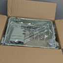 Foldable 3 Tier Rolling Cart, Metal Utility Cart, Folding Mobile MultiFunction Storage Trolley Organizer Cart for Home Library Office(Green), 44x30x89cm