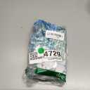 Snowflakes 36 Inches Christmas Tree Skirt, Blue and White Snowy Winter Artificial Small Xmas Tree Skirt for Holiday Home Decoration Indoor Farmhouse Decor