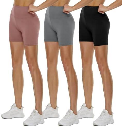 3 Pack High Waisted Biker Shorts for Women – 3"/ 5"/ 8" Black Workout Yoga Compression Novelty Shorts for Running XL 3 Pack High Waisted Biker Shorts for Women – 3"/ 5"/ 8" Black Workout Yoga Compression Novelty Shorts for Running XL
