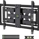 USX Mount Ultra Slim TV Wall Mount for 37-90 inch TVs, Low Profile Full Motion TV Mount with Swivel Articulating Dual Arms, Wall Bracket for Max VESA 600x400mm Holds 120lbs, Fits 16"/18"/24" Studs
