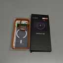 CASEKOO 360 Spin Magnetic Stand for iPhone 17 Pro Max Case with [Fit for MagSafe][17FT Military Protection] Slim Hand-Polished Frame Titanium Alloy Sturdy Stand 6.9", Glossy Cosmic Orange