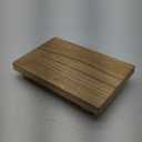 Wood Riser Tray Soap, Stand Soap Tray for Kitchen Sink, Wood Pedestal for Kitchen Counter Sink Stand Decorative Rustic Bathroom Dishes for Plant Bottles Candles Display (Natural, 9 x 6 Inch)
