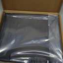 Starlink Mini Protective Cover-Liquid Silicone Starlink Mini Case-Accessories for StarlinkMini -StarlinkMini Cover with Anti-Reflective Sticker (Black)