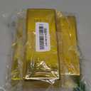 3pcs Fake Gold Bar Replica Golden Brick for Stage Decoration Pirate Costume Party Supplies, Bank Pretend Play (6.5 Inch).