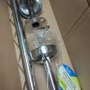 Ceiling Mounted Closet Rod, Stainless Steel Hanging Rod for Clothes, Adjustable Overhead Clothes Rail for Closet, Bedroom and Laundry Room