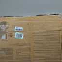 KidKraft Wooden Round Table & 2 Chair Set with Center Mesh Storage - Natural & White, Gift for Ages 3-6