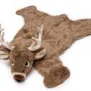 Carstens Plush White Tail Deer Kids Animal Rug Small