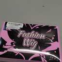 Ombre Light Brown With Blonde Short Wavy Wig for Women Lace Hairline Bob Style Synthetic Heat Resistant - Natural Appearance for Everyday Hairstyle 14 Inch